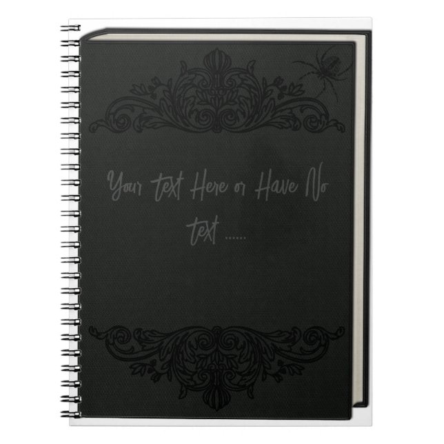 Elegant Old Book Creepy Spider Gothic Victorian (Front)