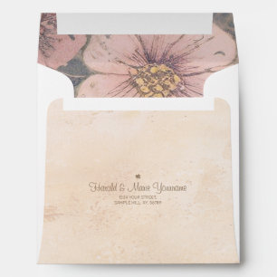 Elegant Old Fashioned Diamond Wedding Envelope