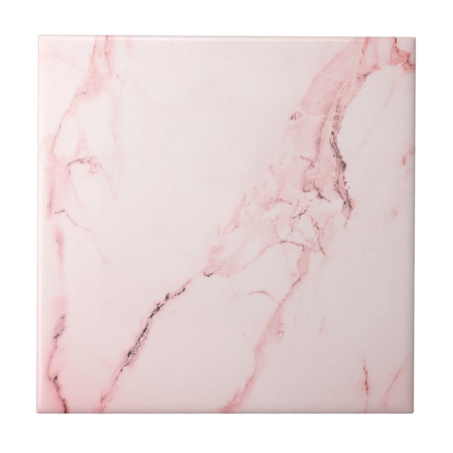 Elegant old pink marble tile (Front)