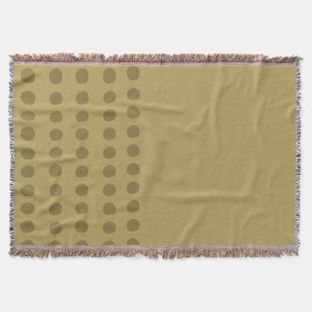 Elegant OldGold  Throw Blanket (Front)