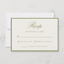 Elegant Olive Green Old Money Wedding