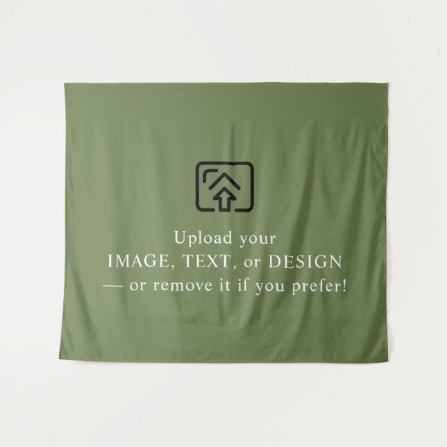 Elegant Olive Tapestry – Make It Yours Today (Front (Horizontal))