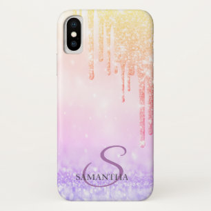 Elegant Ombre Glitter Drips Case-Mate iPhone Case
