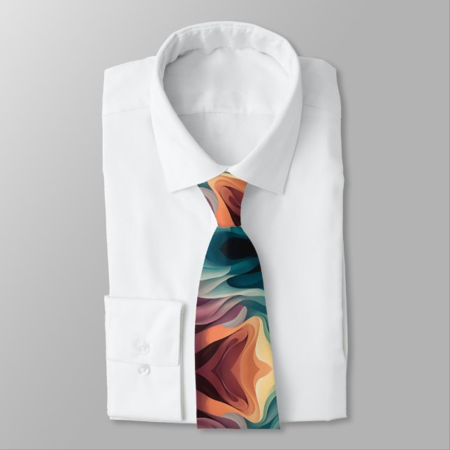Elegant Ombre Tie (Tied)