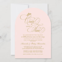 Elegant Once Upon A Time Princess Baby Shower
