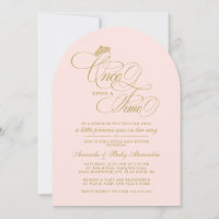 Elegant Once Upon A Time Princess Baby Shower