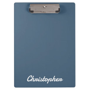 Elegant One Colour Minimalist Design Clipboard
