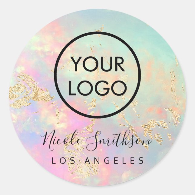elegant opal Sticker (Front)