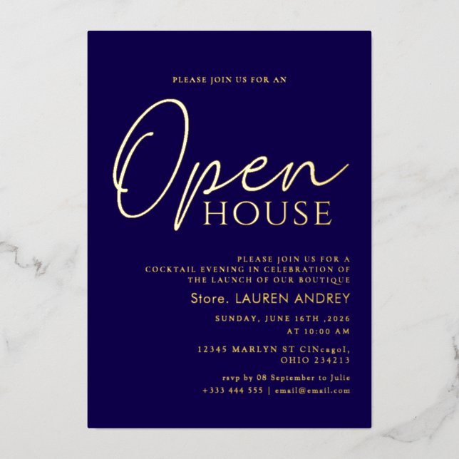 Elegant Open House (Front)