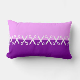 Elegant Open Scissors Pattern Cushion Pillow