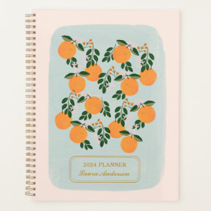 Elegant Orange Citrus Planner