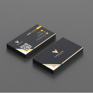 Elegant Orange Elegant  Business Card