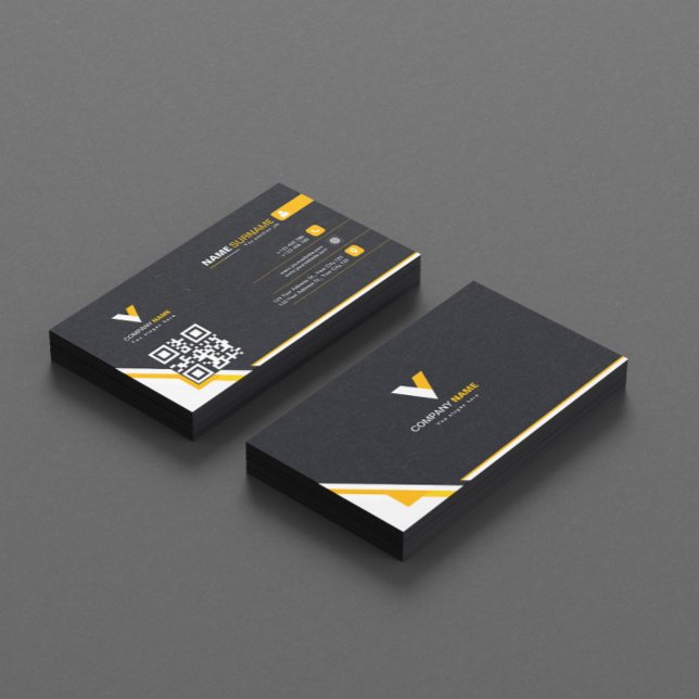 Elegant Orange Elegant  Business Card (Creator Uploaded)