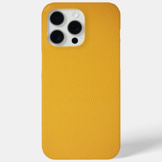  Elegant Orange leather Case-Mate iPhone Case (Back)