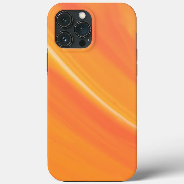  Elegant Orange Marble  Case-Mate iPhone Case (Back)
