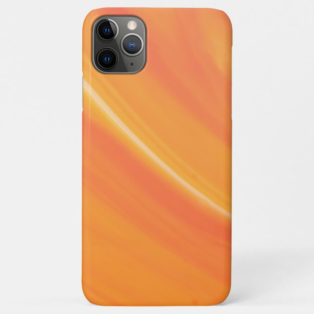  Elegant Orange Marble  Case-Mate iPhone Case (Back)