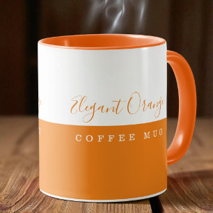 Elegant Orange Mug
