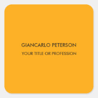 Elegant Orange Yellow Minimalist Professional