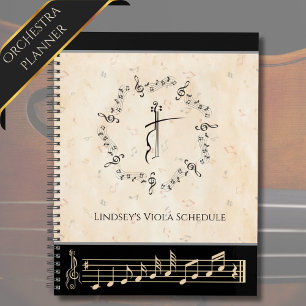 Elegant Orchestra Student Rehearsal Planner