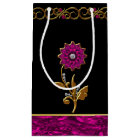Elegant Orchid Flower Jewel Gift Bag