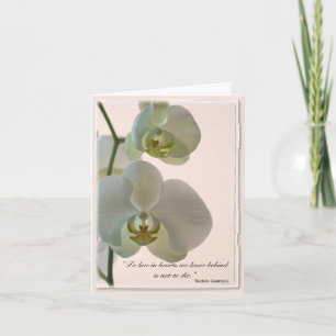 Elegant Orchid Thank You for Your Sympathy Card