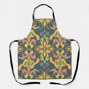 Elegant Organic Apron with Soft Color Pattern