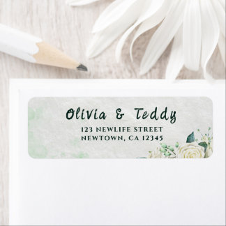 Elegant Organic Modern Wedding Invitation