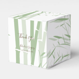 Elegant Oriental Bamboo Wedding Favour Box