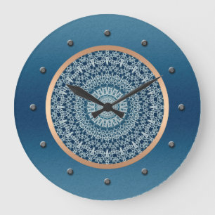 Elegant, Oriental pattern, modern Large Clock