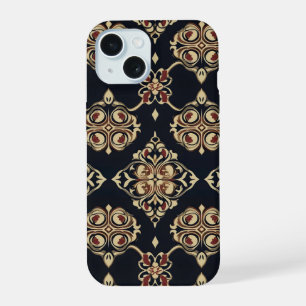 Elegant Ornamental Pattern iPhone 15 Case