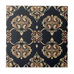 Elegant Ornamental Pattern Tile