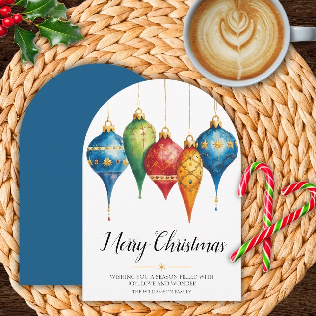 Elegant Ornaments Christmas Card (Creator Uploaded)