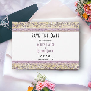Elegant Ornate Classy Chic Frame Formal Wedding Save The Date
