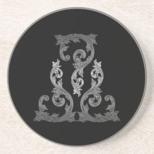 Elegant Ornate Goth Design Coaster