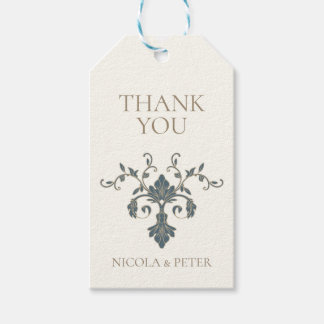 Elegant Ornate Thank You Gift Tags