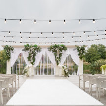 Elegant Outdoor Wedding Aisle Runner Rug