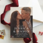 Elegant Overlay Modern Wedding Invitation