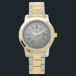 Elegant Oversized Two Tone Men's  Bracelet Watch<br><div class="desc">Any outfit would look fantastic when worn with this modern,  oversized  men's Two Tone  bracelet  watch. It's ideal for both formal events and everyday use due to its longevity and usage of high-quality fabrics.</div>