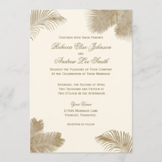 Elegant Palm Invitation