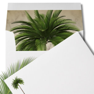 Elegant Palm Tree Envelope