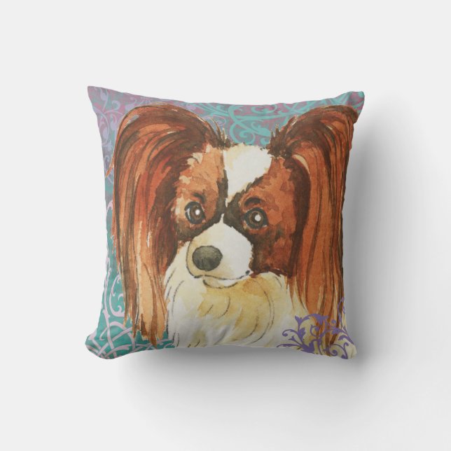 Elegant Papillon Cushion (Front)