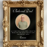 Elegant Parents of the Bride Gift Thank You Gift Poster<br><div class="desc">A great unique way to say thank you and express gratitude to the bride's father and mother for all their support and dedication. A unique way to say thank you to the parents of the bride for everything they did.</div>