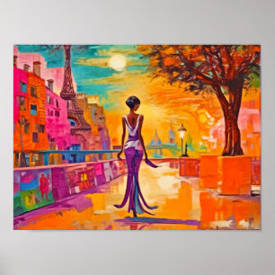 Elegant Paris Print, Value Poster Paper (Matte)