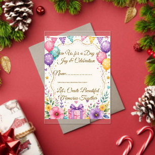 Elegant Party Invite Template