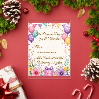Elegant Party Invite Template