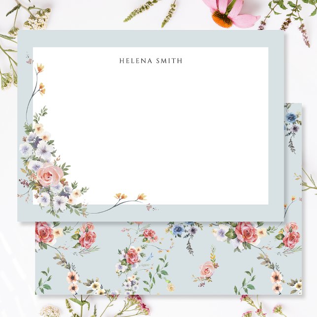 Elegant Pastel Boho Floral Card (Creator Uploaded)