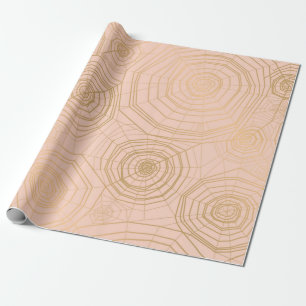 Elegant pastel colour with spider web seamless pat wrapping paper