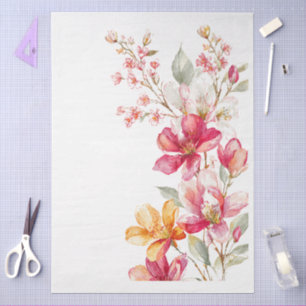 Elegant Pastel Cottage Core Craft & Decoupage Tissue Paper