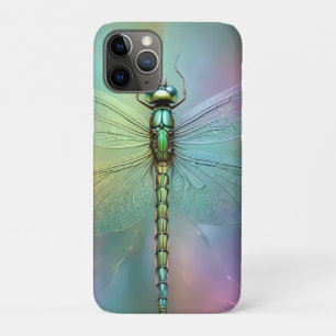 Elegant Pastel Dragonfly Fractal Art, Case-Mate iPhone Case