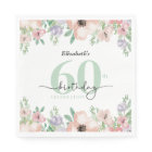 Elegant Pastel Floral 60th Birthday Party